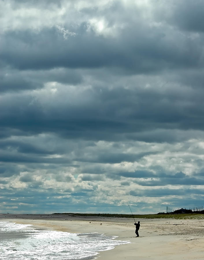 Sandy Hook Fisherman Photograph by Gary Slawsky