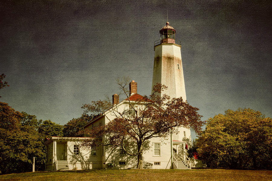 Sandy Hook Lighthouse Photograph by Joan Carroll