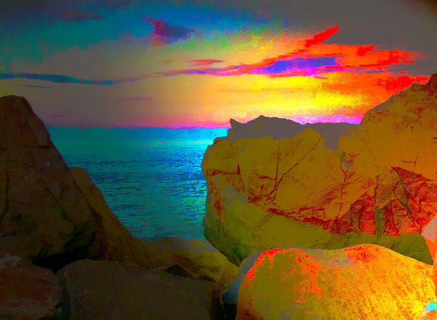 Sandy Hook Nj Sunset Photograph By Linnea Tober Fine Art America