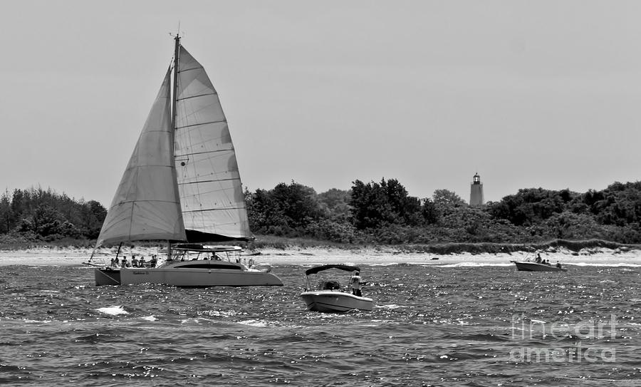Sandy Hook Sailing Photograph by Lilliana Mendez