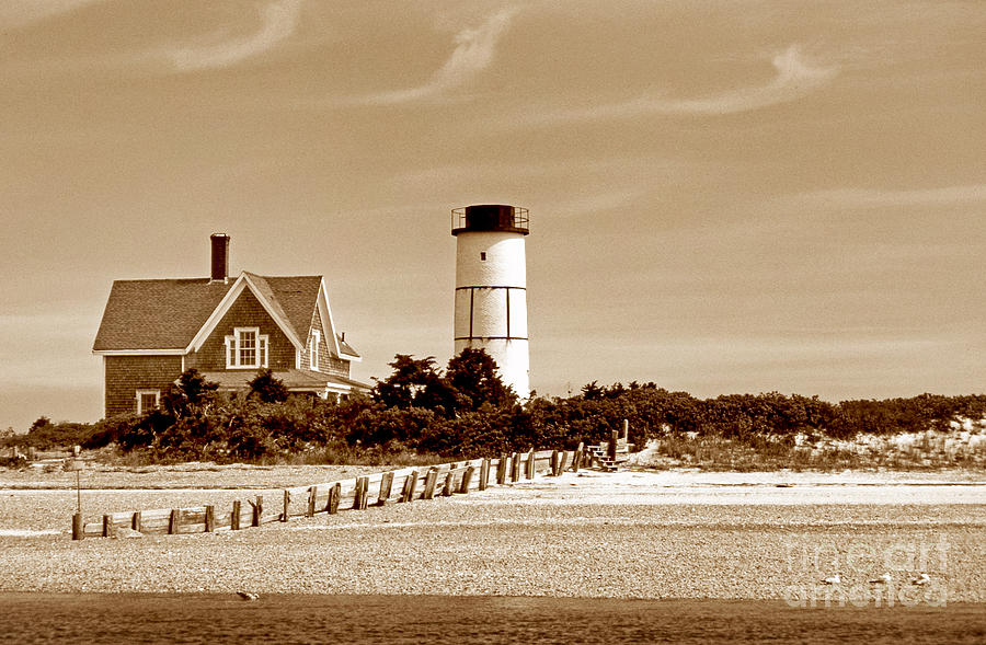 Sandy Neck Lighthouse Ma Photograph by Skip Willits