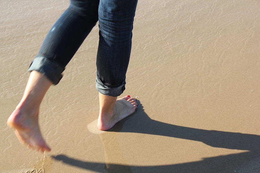 Beach Photograph - Sandy Toes by Deanna King