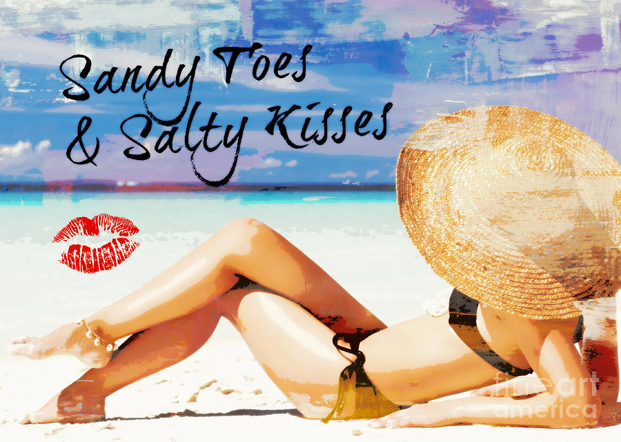 Sandy Toes n Salty Kisses Digital Art by Mindy Bench