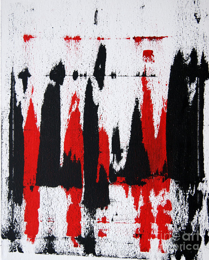 Black Painting - Abstract - Sane by Michael Rados Black Painting - Abstract - Sane by Michael Rados