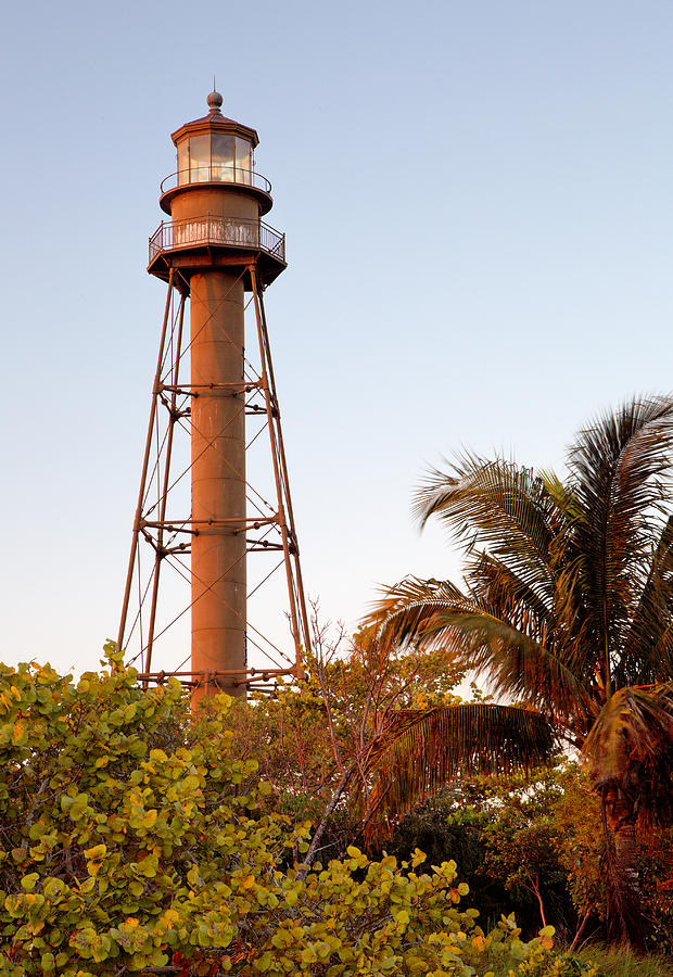 Sanibel Island Lighthouse Florida Photograph by Jack Nevitt