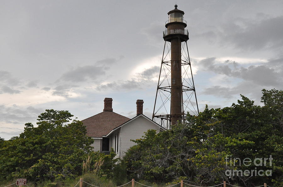 Sanibel Island Lighthouse III Photograph by John Black