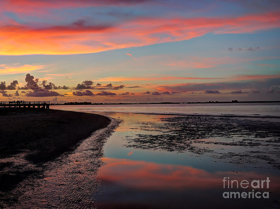Sunset Photograph - Sanibel Island Sunset by Jeff Breiman