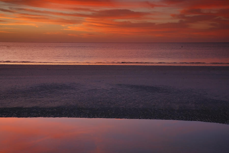 Sanibel Sunset I Photograph by Steven Ainsworth
