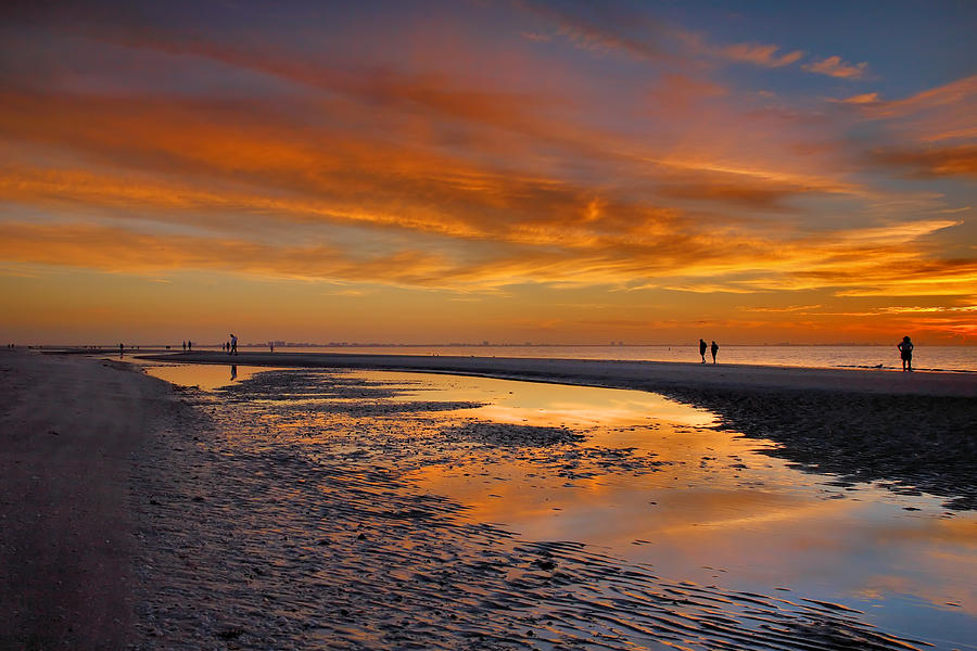 Sanibel Sunset III Photograph by Steven Ainsworth