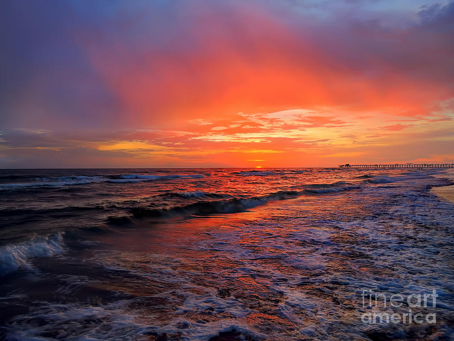 Sunset Photograph - Sanibel Sunset by Jeff Breiman