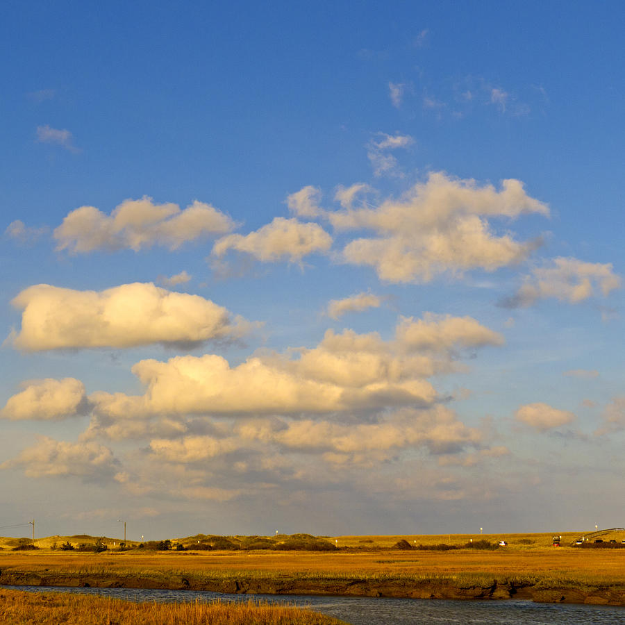 Sanndwich Marsh and Sky Photograph by Frank Winters
