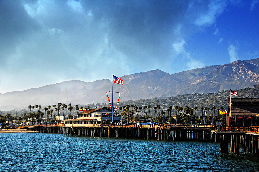 Santa Barbara from the Pier  Photograph by Lynn Bauer