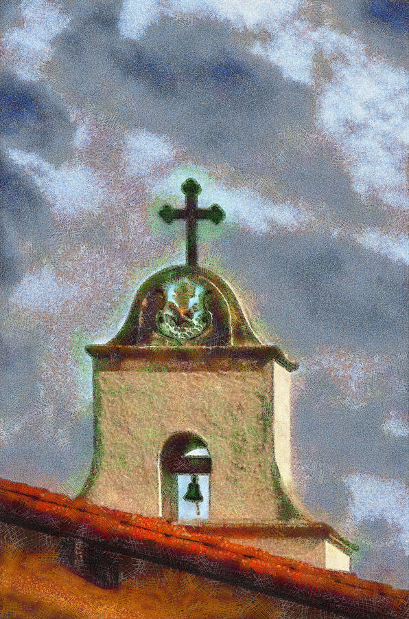 Landmark Photograph - Santa Barbara Mission Detail by Viktor Savchenko