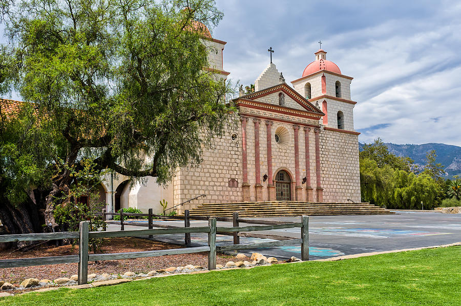 Architecture Photograph - Santa Barbara Mission by Thomas Hall