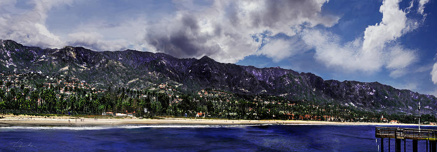 Santa Barbara Panorama Photograph by Danuta Bennett