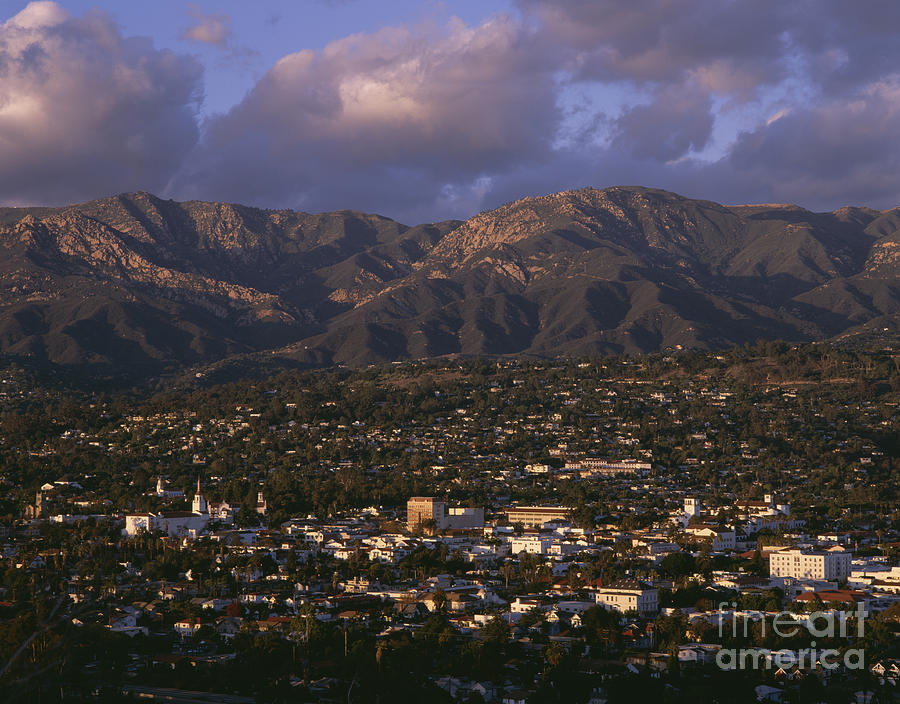 Santa Barbara Santa Ynez Mountain Range Photograph by Jim Corwin