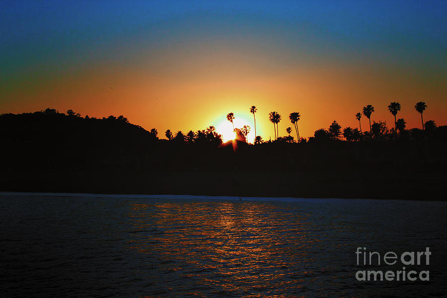 Santa Barbara Sunset Photograph by Paul Gillham