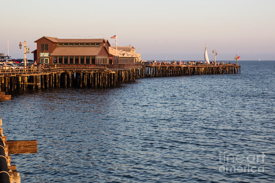 Santa Barbara Wharf Photograph by Suzanne Luft