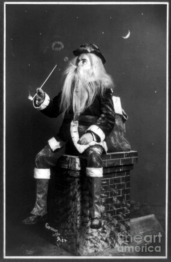 Santa Claus 1900 Photograph by Photo Researchers