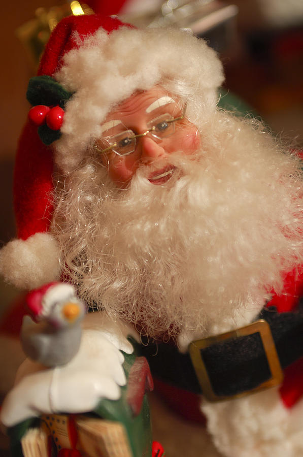 Santa Claus Photograph - Santa Claus - Antique Ornament - 11 by Jill Reger