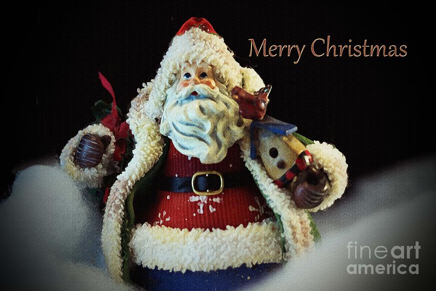 Santa Claus card Photograph by Sandra Clark
