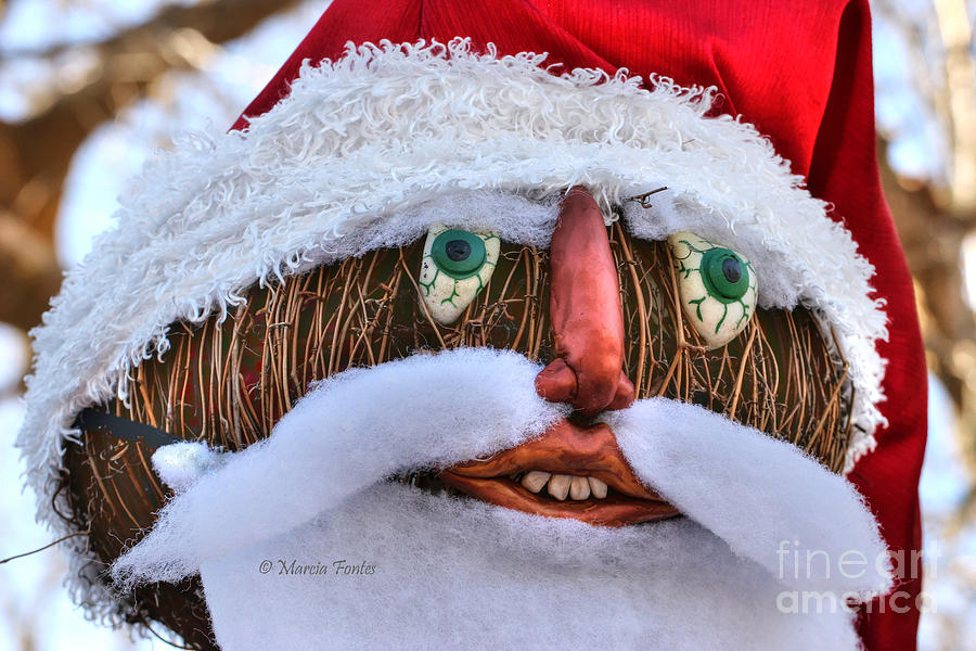 Santa Claus In Cambria California Photograph
