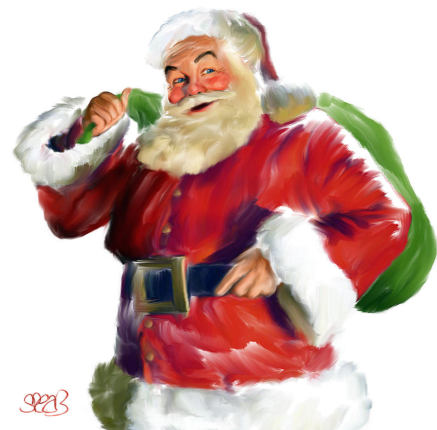 Santa Claus Painting