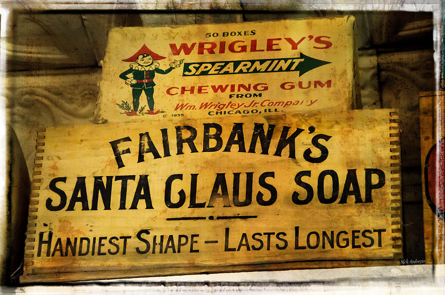 Santa Claus Soap Photograph by Mick Anderson