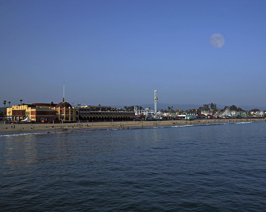 Beach Photograph - Santa Cruz Beach and Boardwalk by Neal Martin Beach Photograph - Santa Cruz Beach and Boardwalk by Neal Martin