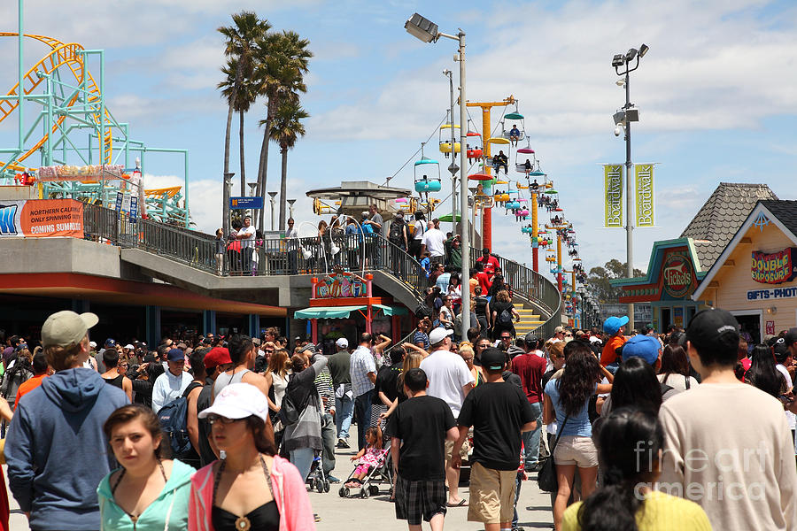 Santa Cruz Beach Boardwalk California 5D23849 Photograph by Wingsdomain ...