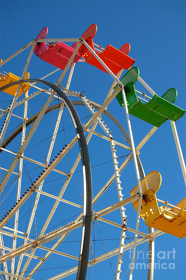Santa Cruz Ferris Wheel 3 Photograph by Debra Thompson