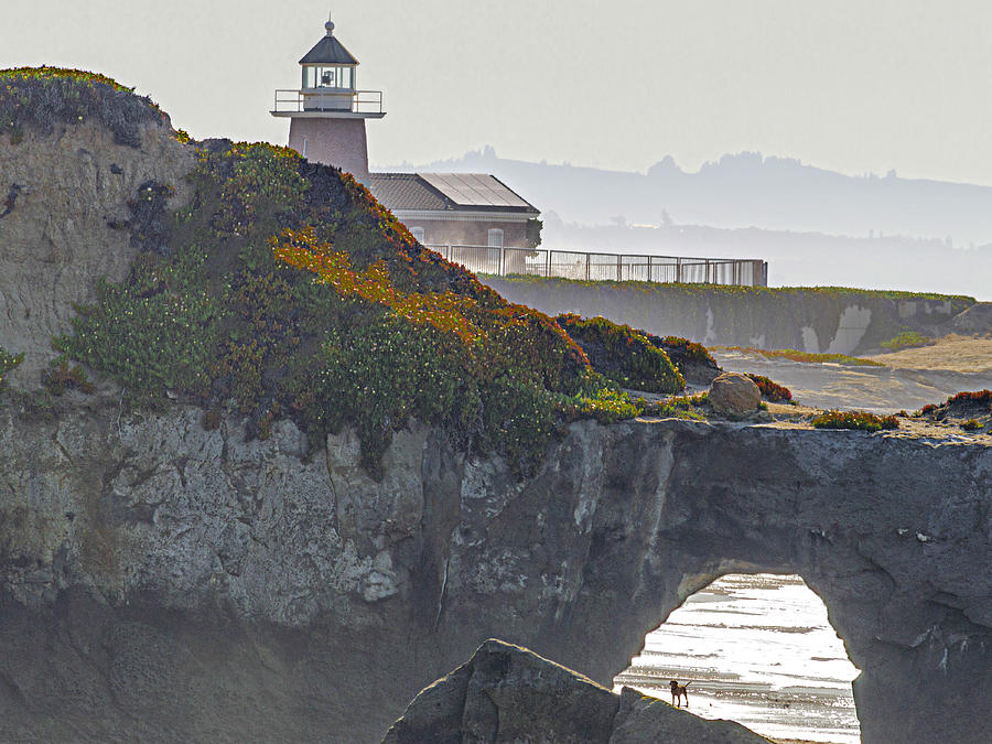 Santa Cruz Lighthouse Point  Photograph by L J Oakes
