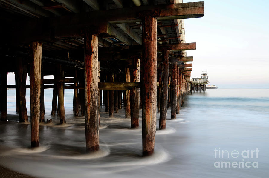 Pier Photograph - Santa Cruz Pier California by Bob Christopher