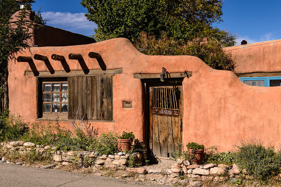 Santa Fe adobe Photograph by John Johnson