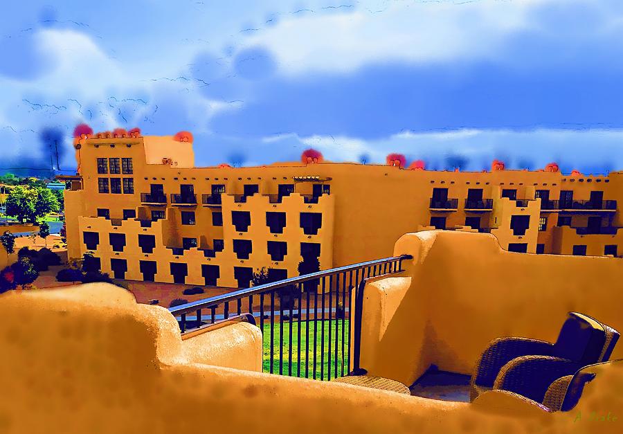 Santa Fe Balcony Digital Art by Alec Drake