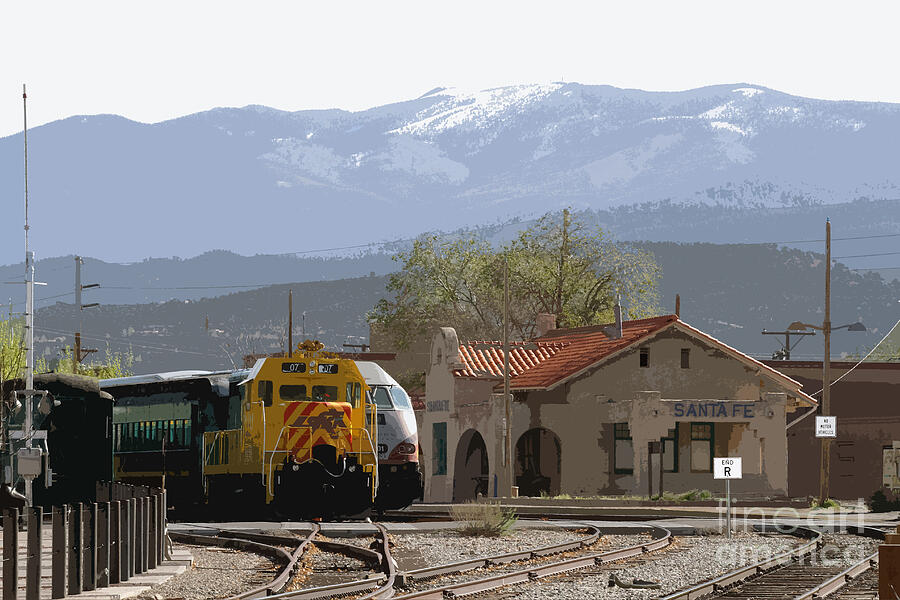 Santa Fe Depot Photograph by Catherine Sherman