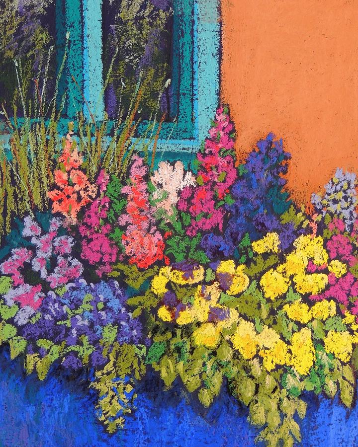 Santa Fe Flowers Pastel by Candy Mayer