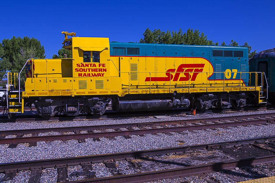 Santa Fe Southern Railway Engine Photograph by Garry Gay