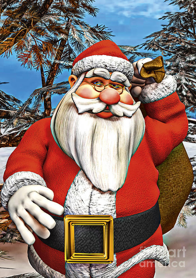 Christmas Digital Art - Santa Gifts by Design Windmill Christmas Digital Art - Santa Gifts by Design Windmill