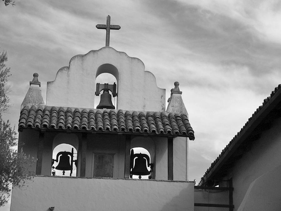 Santa Ines Mission Bell Tower Photograph by Denise Mazzocco