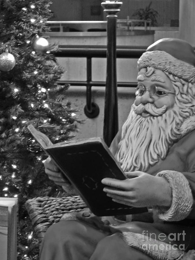 Santa Likes to Read Photograph by Ann Horn