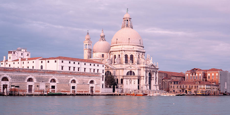 Color Image Photograph - Santa Maria Della Salute Grand Canal by Panoramic Images