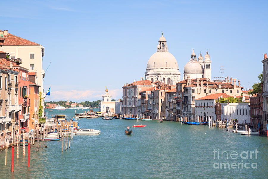 Santa Maria della Salute on the Grand Canal in Venice Photograph by Matteo Colombo