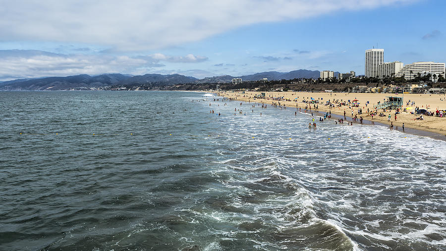 Santa Monica Beach Photograph by Belinda Greb