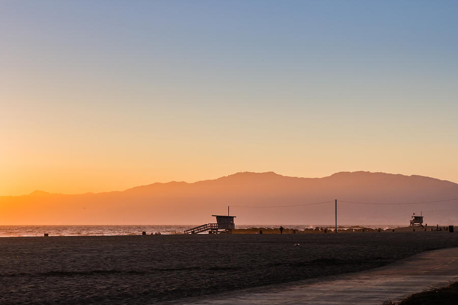Santa Monica Photograph - Santa Monica Beach by Carlos Cano