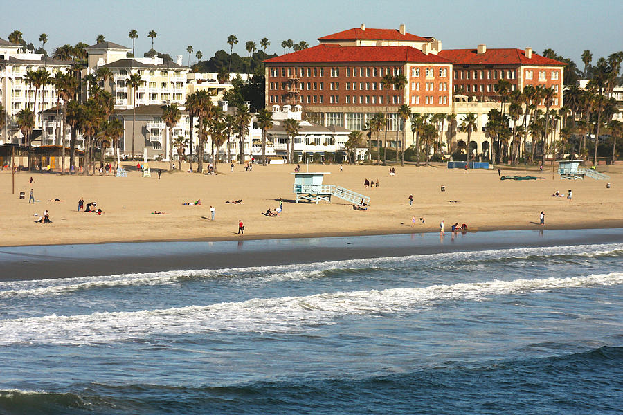 Santa Monica Beach Day Photograph by Art Block Collections