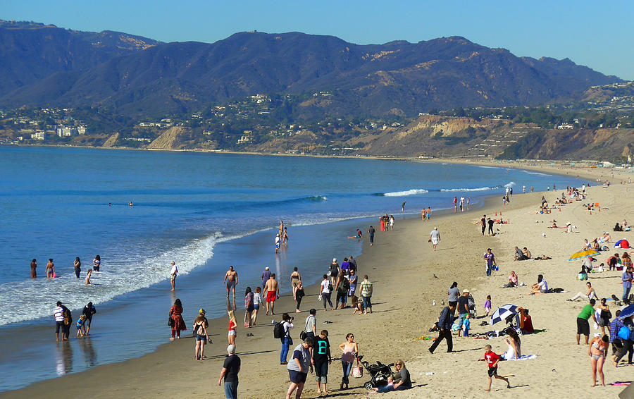 Santa Monica Beach Photograph by Joseph Schofield - Fine Art America