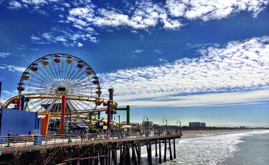 Santa Monica Photograph - Santa Monica Pier by Chezare Sievers