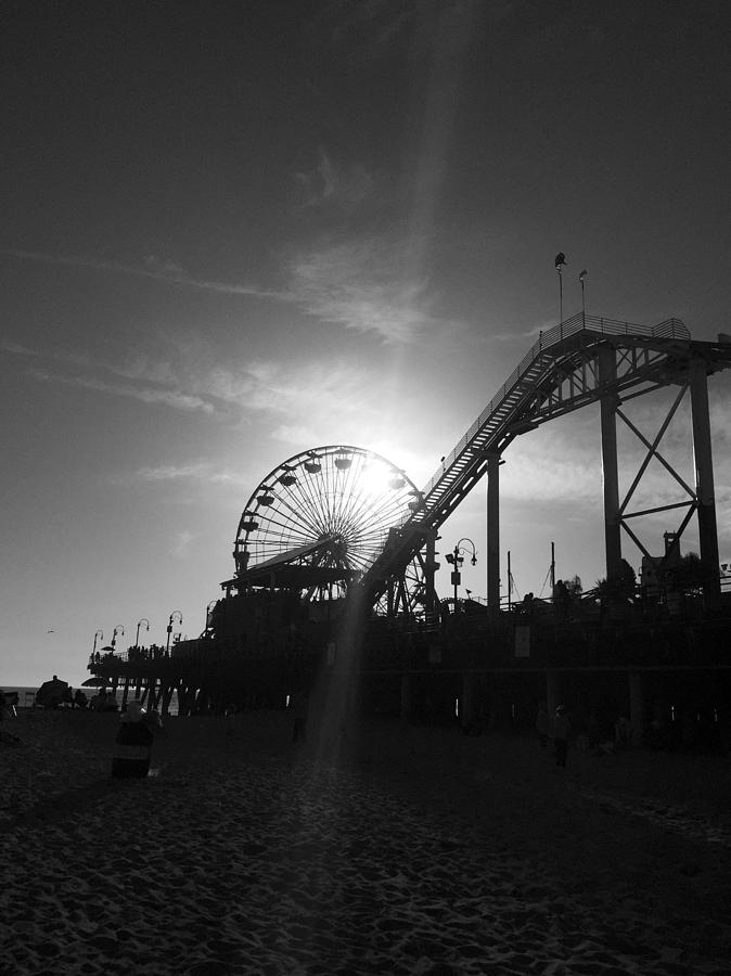 Santa Monica Pier Photograph by Jessica Brooks