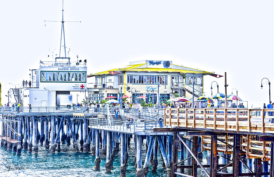 Santa Monica Pier Photograph by Jody Lane